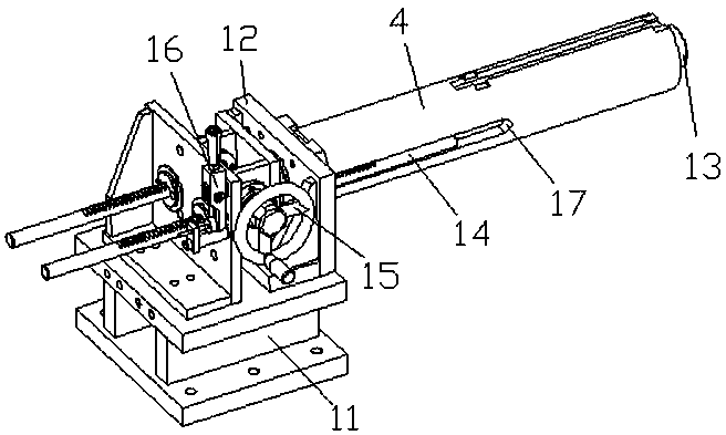 Sleeve spot welding machine facilitating blanking