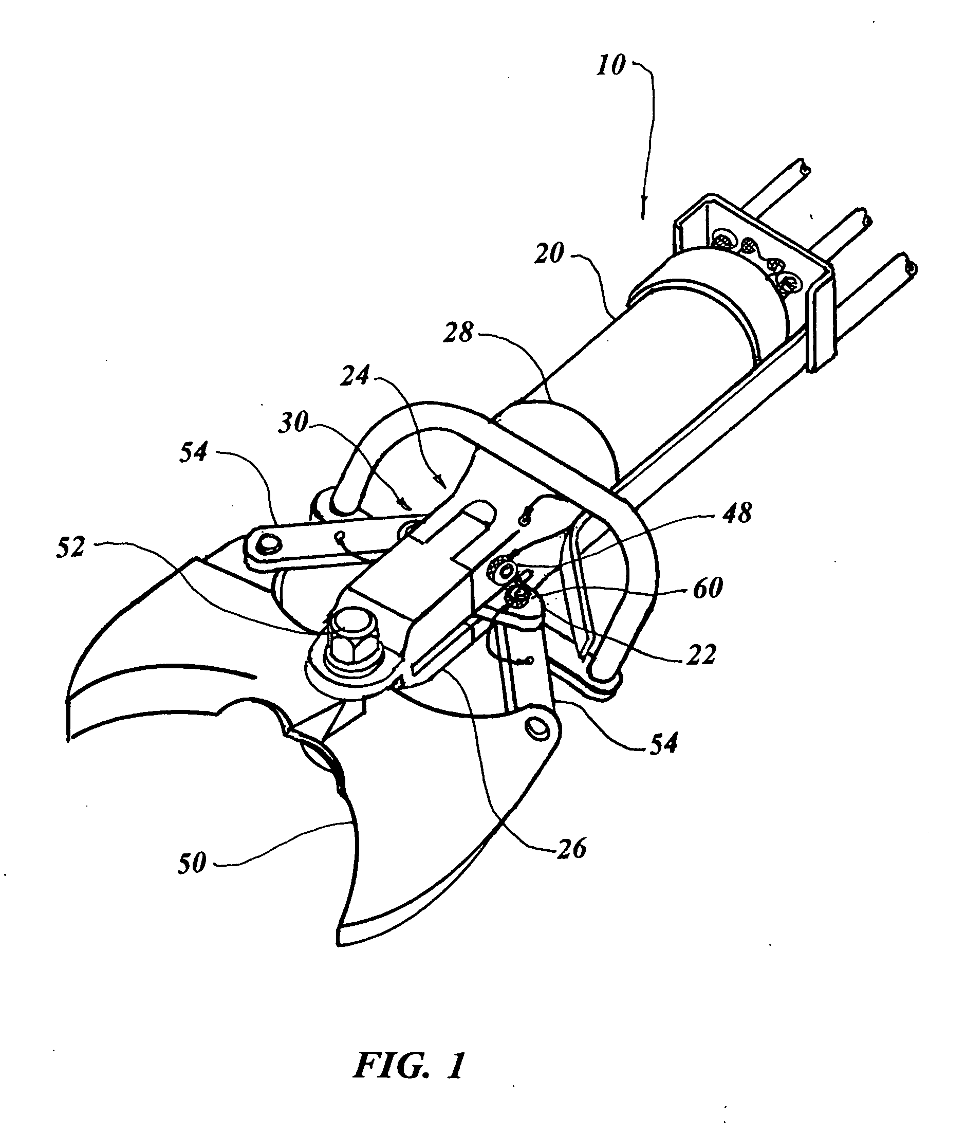 Hydraulic rescue tool with quick-change head