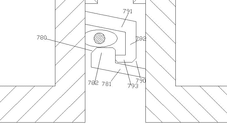 A bridge expansion joint covering device capable of stable operation