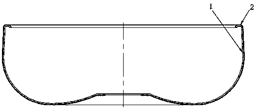 Manufacturing method for carbon fiber composite horizontal rotor fan cover of centrifuge