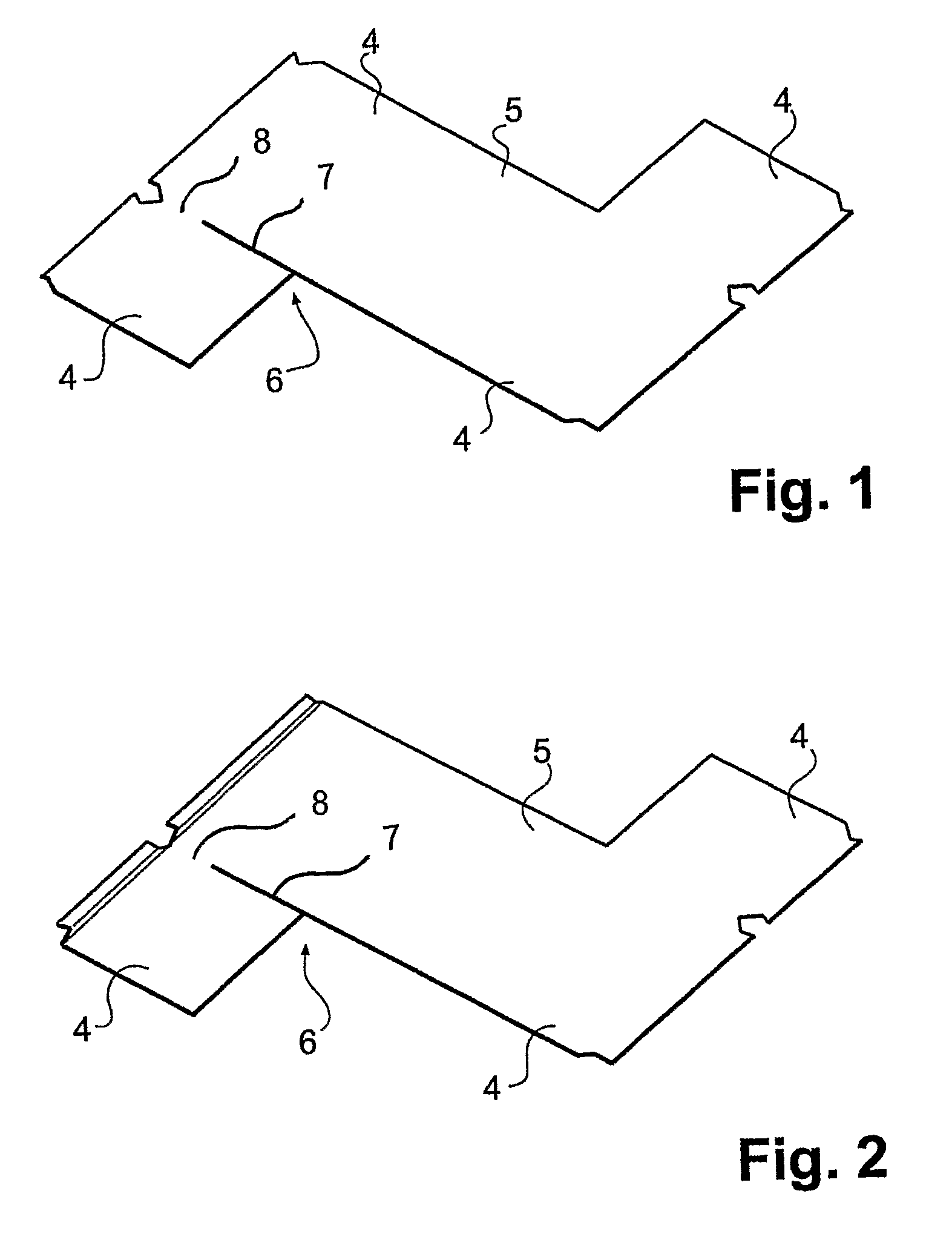 Method for manufacturing enclosures of a sheet material and an enclosure of a sheet material