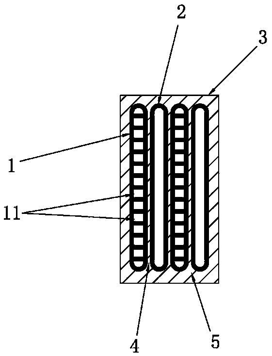 Safe, efficient and parallel heat exchanger and application thereof