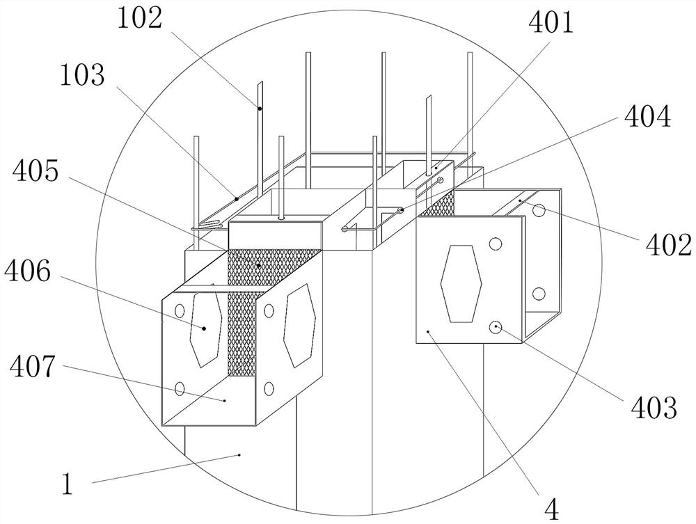 Fabricated fully-prefabricated concrete frame structure system and construction method