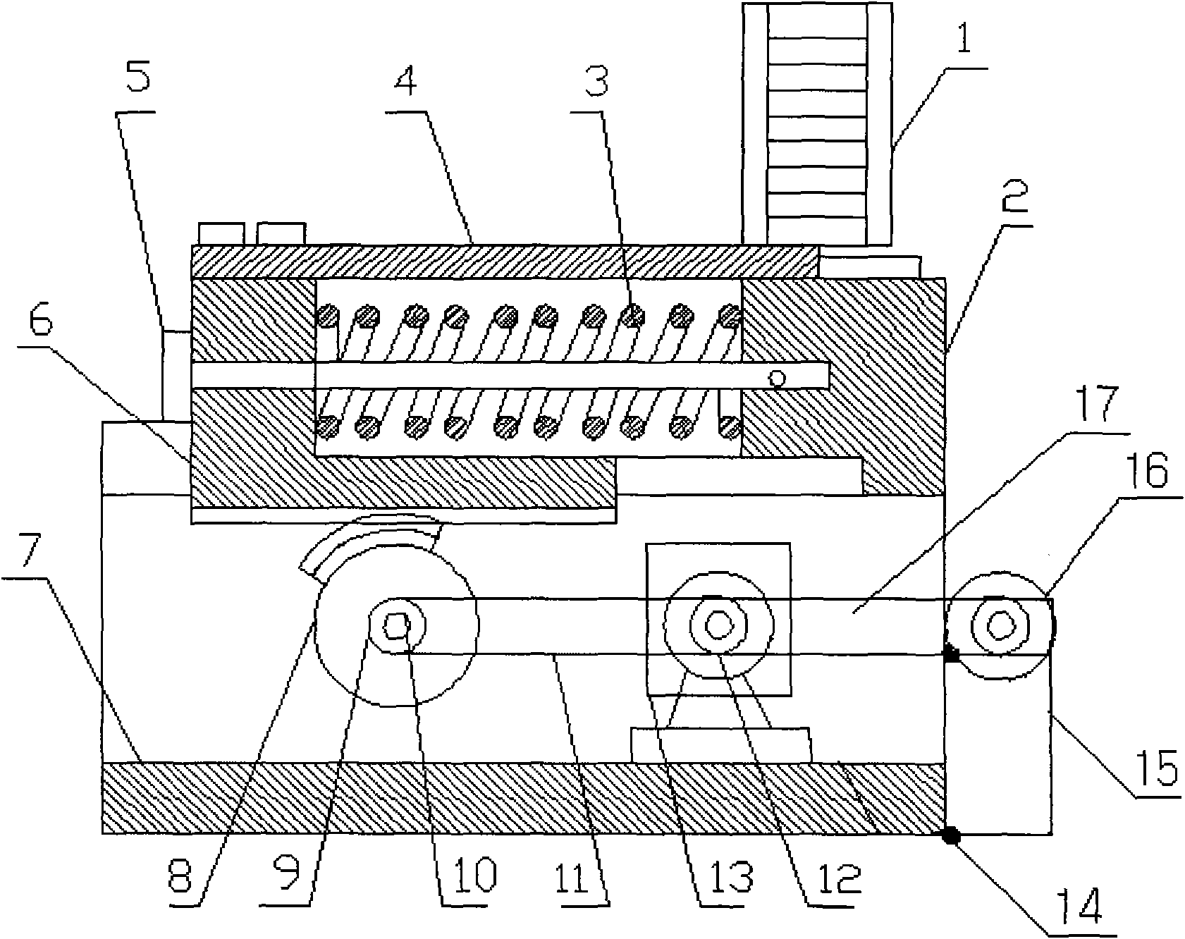 Novel electromechanical automatic feeding device