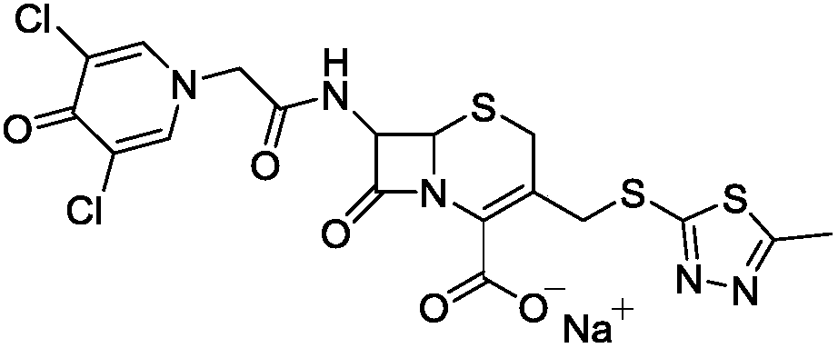 Synthetic method of cefazedone sodium