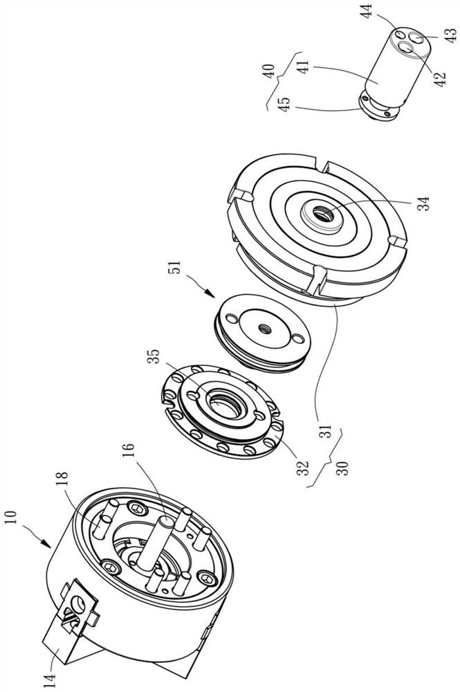 Hydraulic drive for machine tool chucks