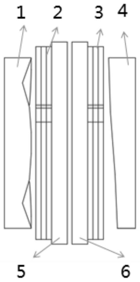 Double-channel axial reluctance type rotary transformer