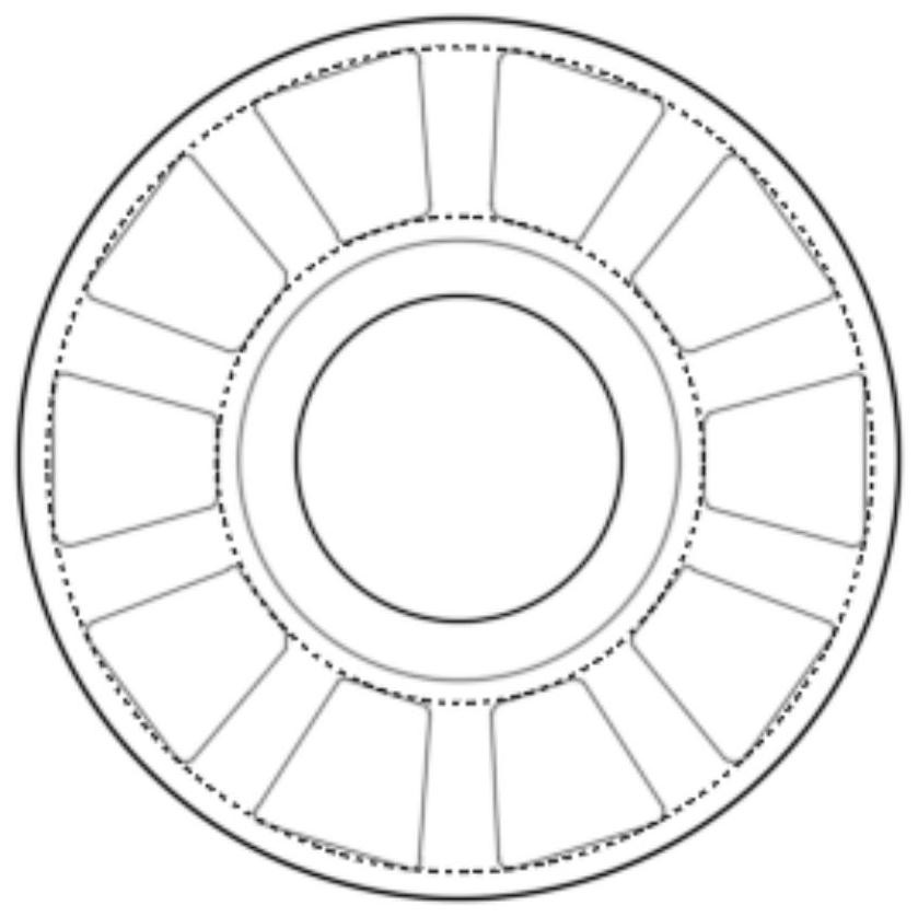 Double-channel axial reluctance type rotary transformer