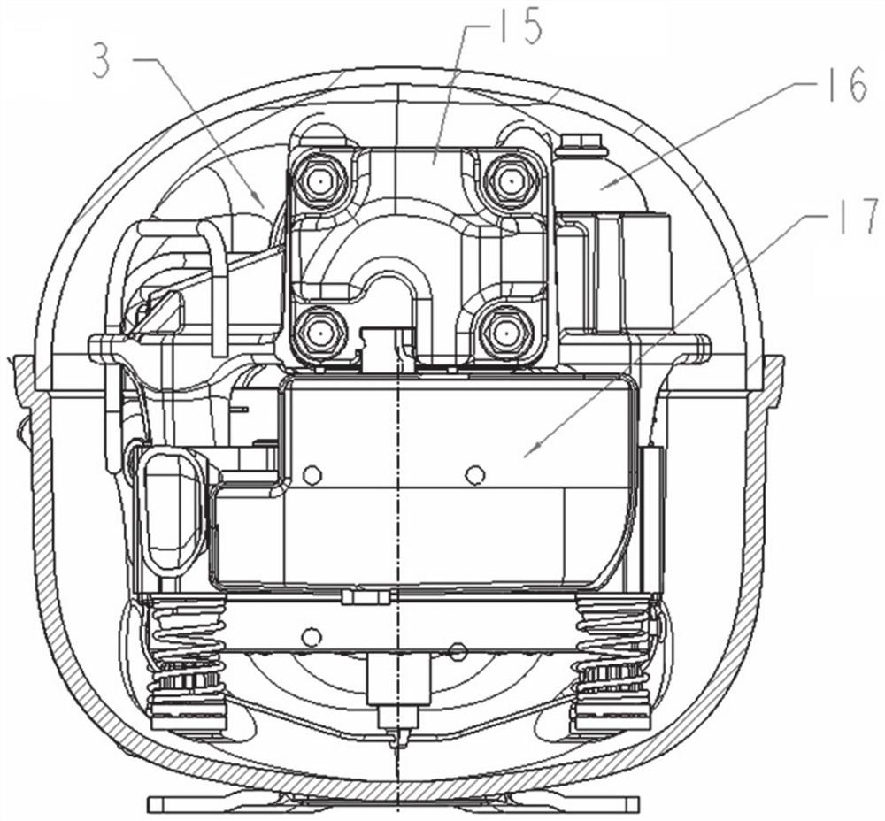 Single-stage reciprocating piston compressor for mixed refrigerant