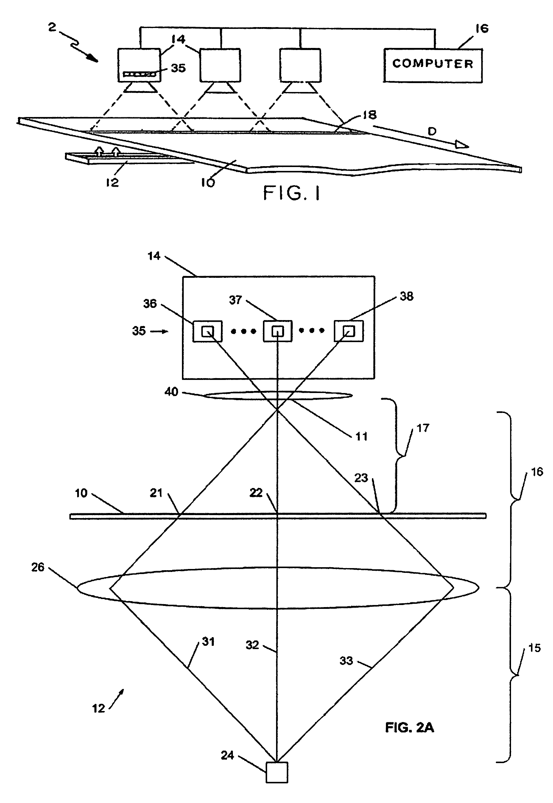 Illumination system for material inspection
