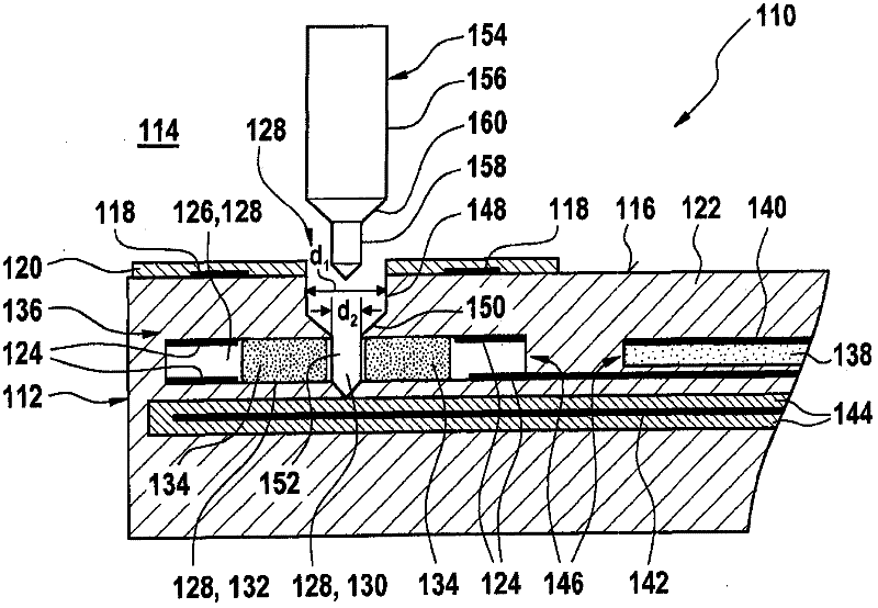 Sensor element with improved air inlet