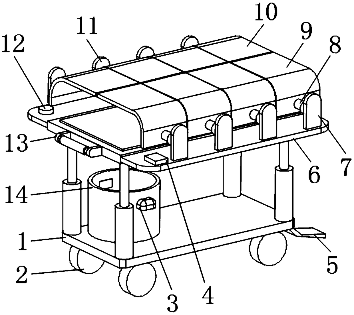 CT scanner shielding device