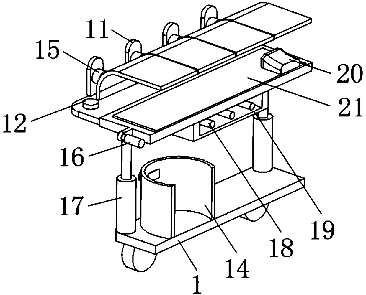 CT scanner shielding device