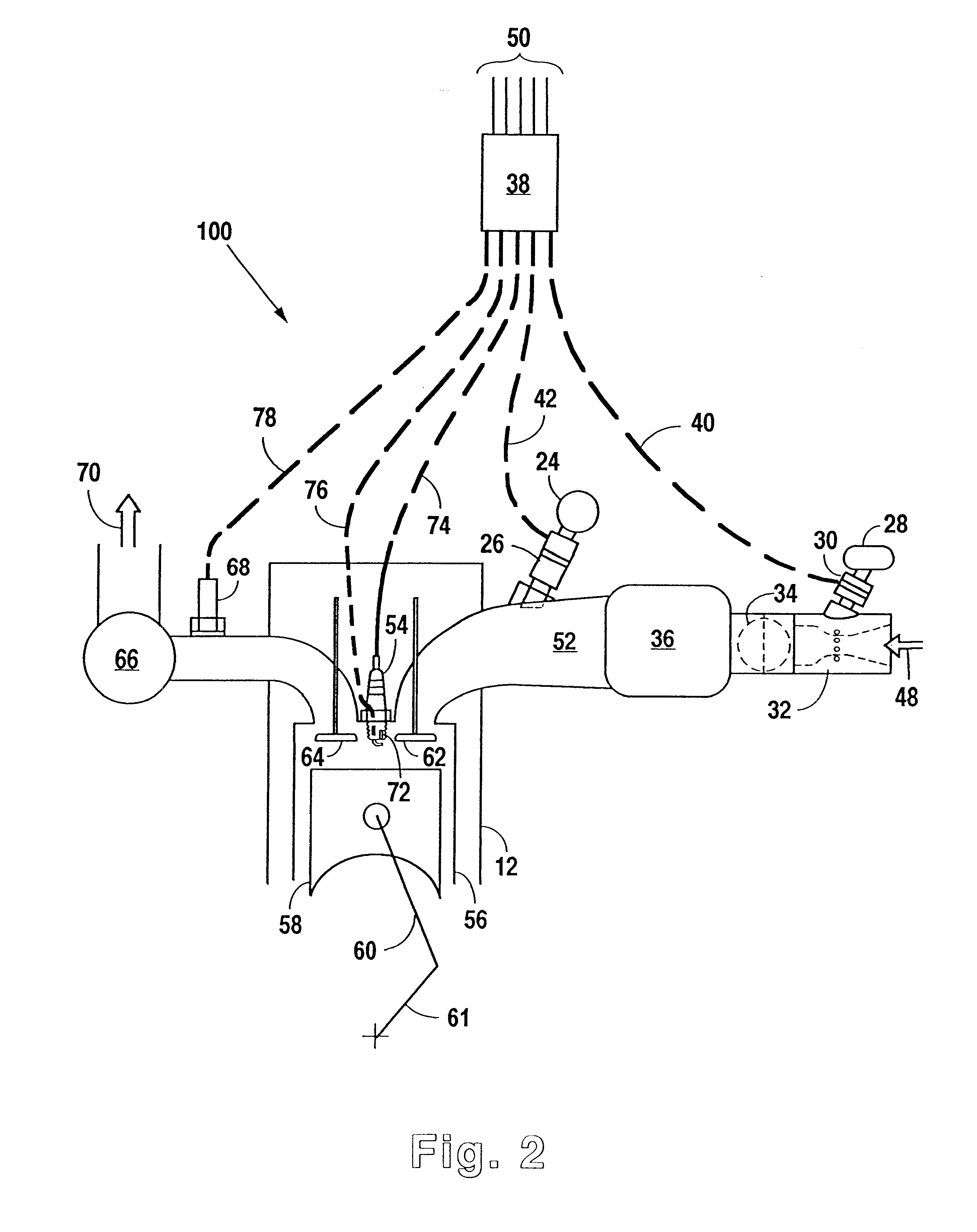 Fuel system with dual fuel injectors for internal combustion engines