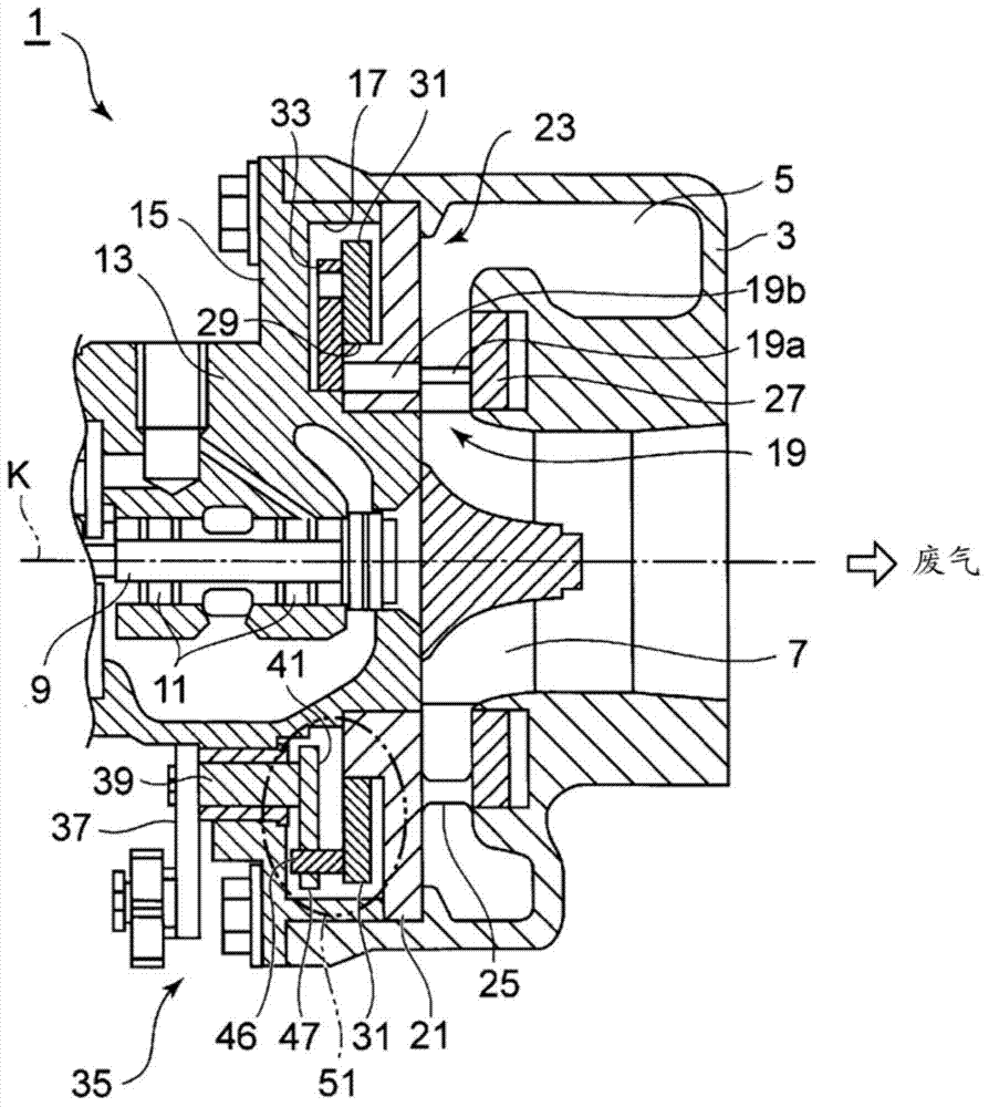 Variable capacity-type turbocharger and assembly method for variable nozzle mechanism