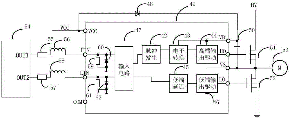 Input overvoltage protection circuit used for high-voltage integrated circuit