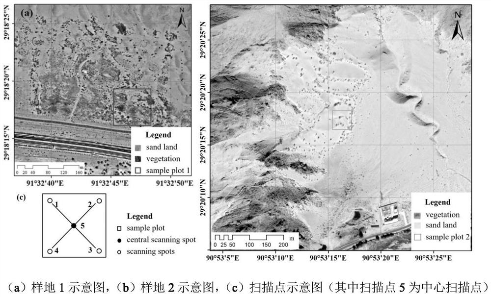 TLS measurement method for investigation of low shrub sample plot in alpine fragile region