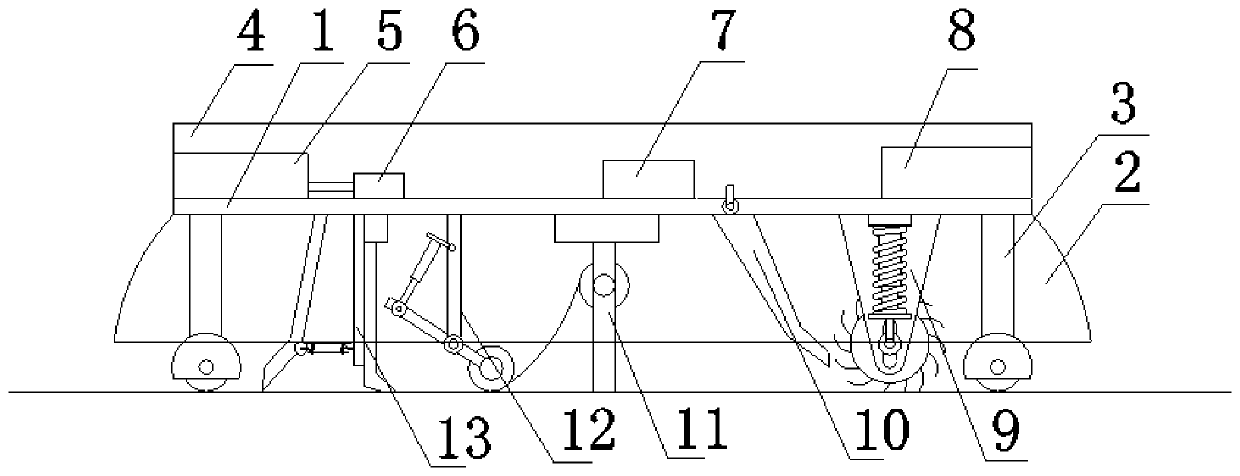 A film laying device applied to the beautiful seam of ceramic tiles