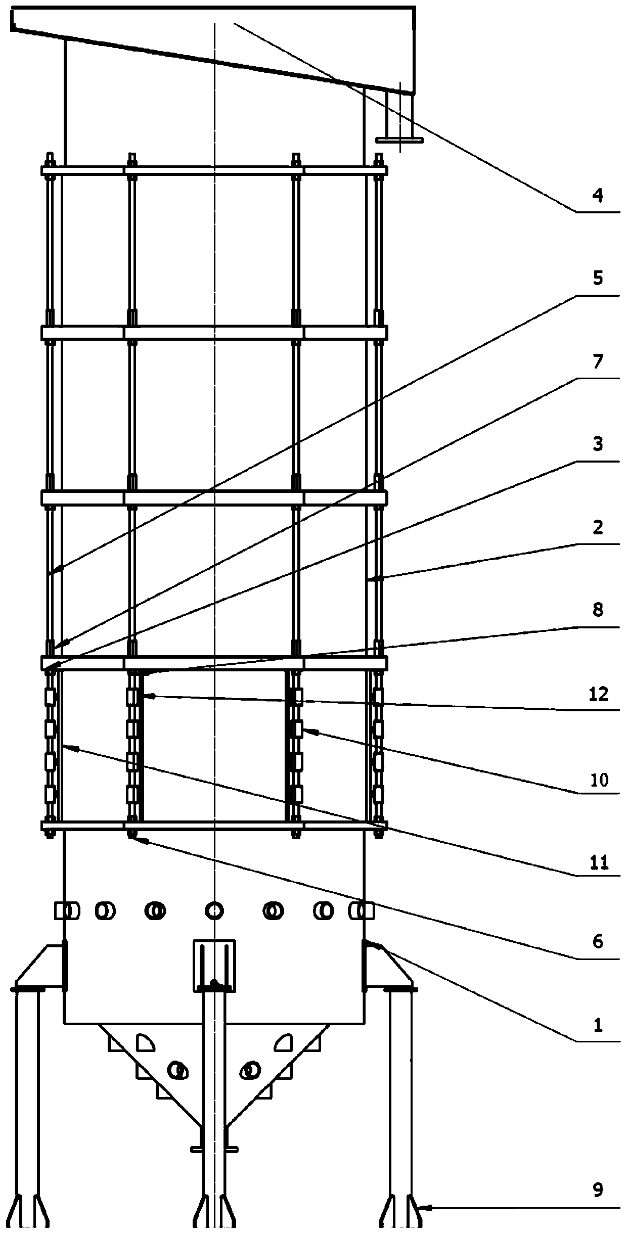 A large transparent flotation column for the study of mineral processing kinetics