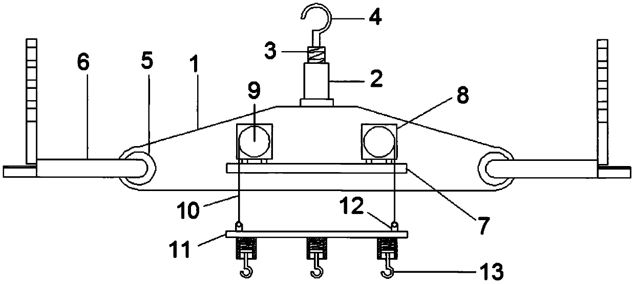 Novel clothes hanger with adjustable support