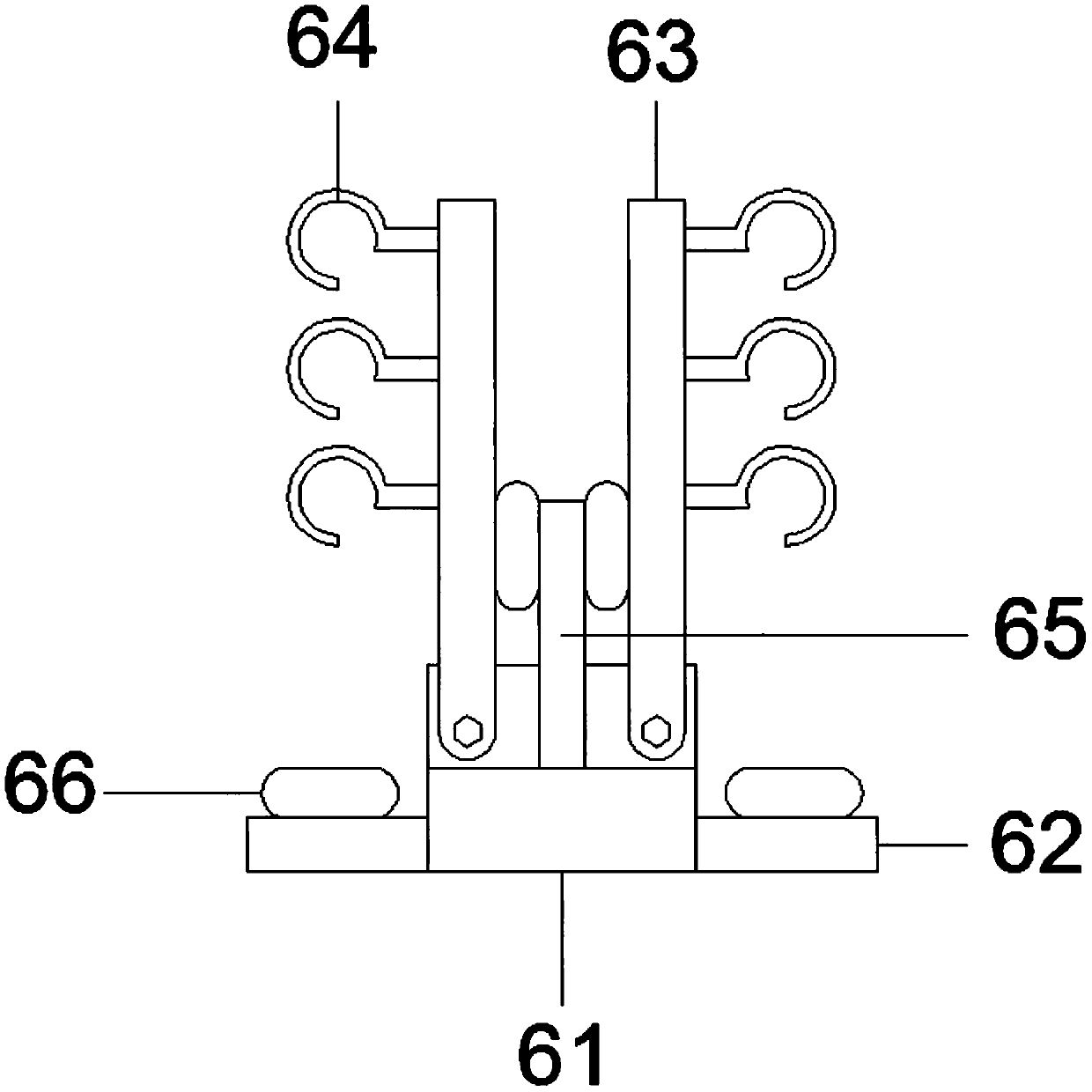 Novel clothes hanger with adjustable support