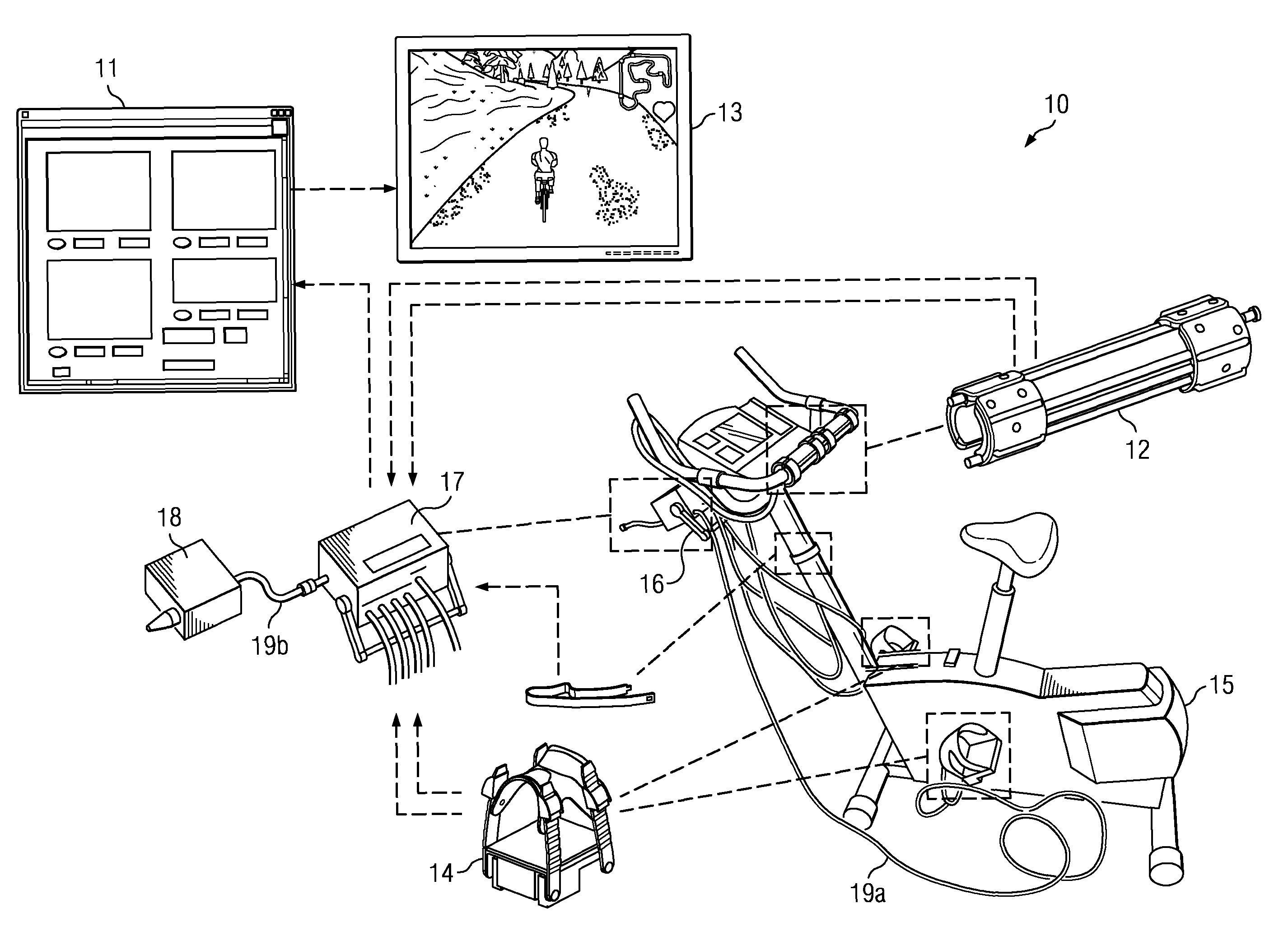 Instrumented handle and pedal systems for use in rehabilitation, exercise and training equipment