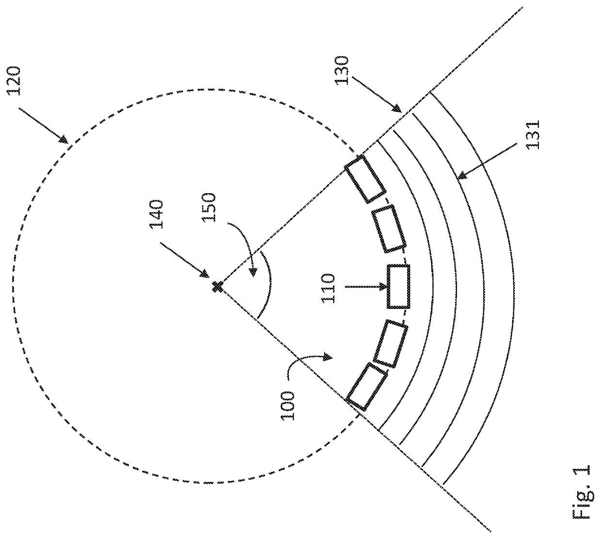 Transducer and transducer arrangement for ultrasonic probe systems, ultrasonic probe system and inspection method