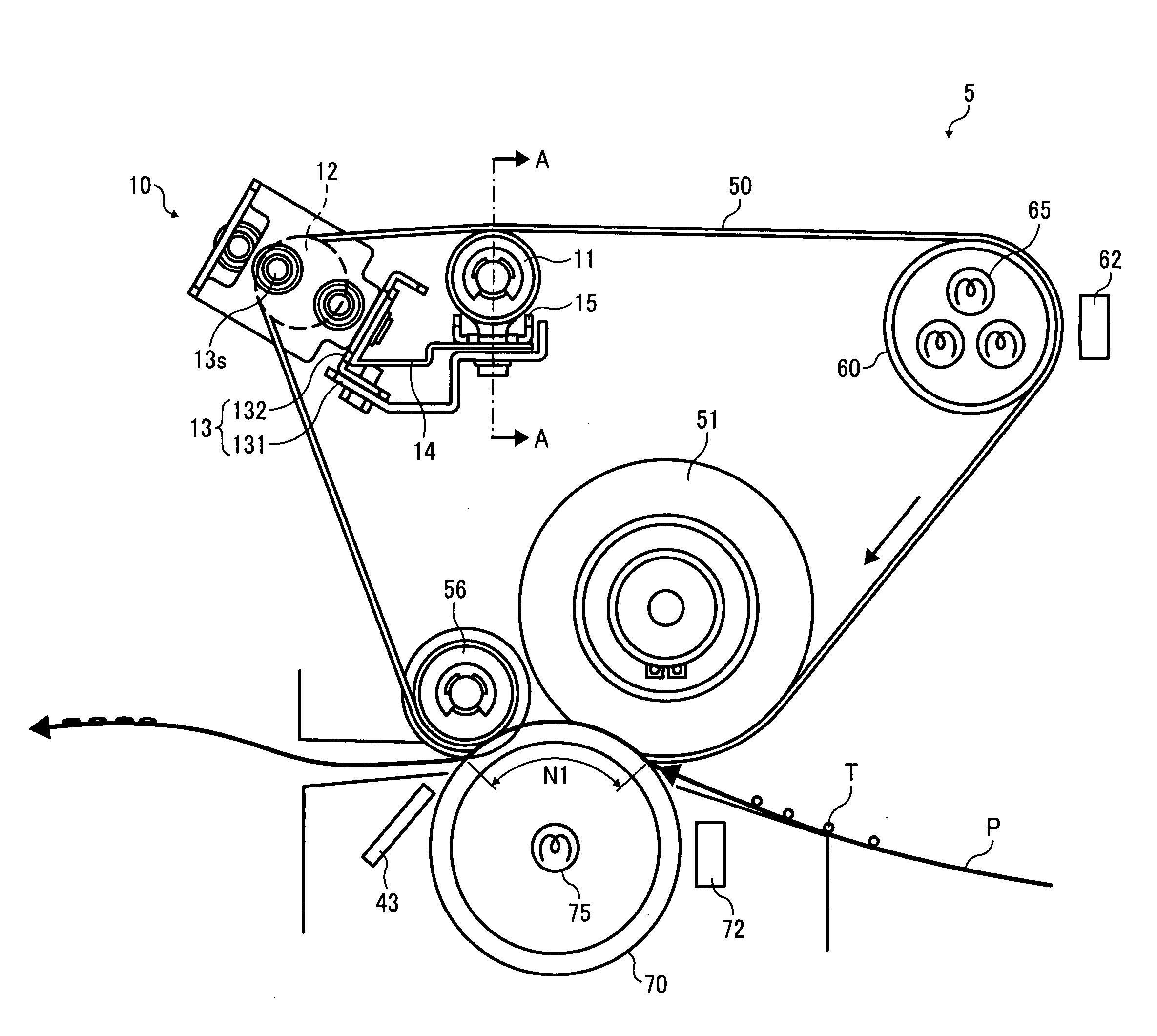 Belt driving device, fixing device, and image forming apparatus