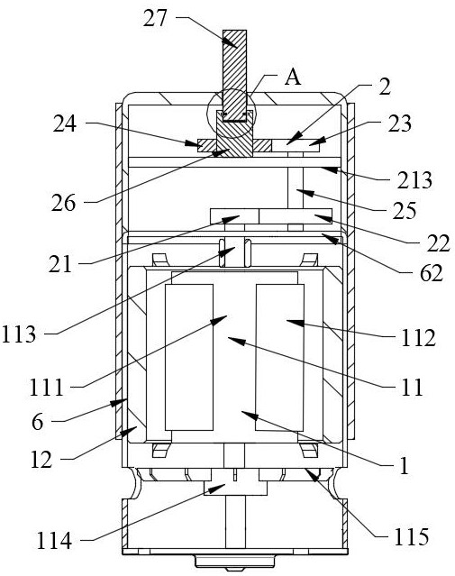 A drive device for a vertical mill