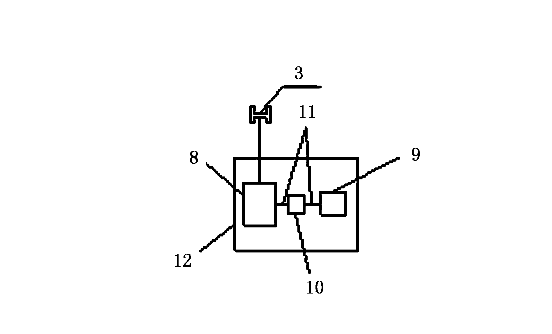 Electronic inspection system for tunnel structure and using method thereof