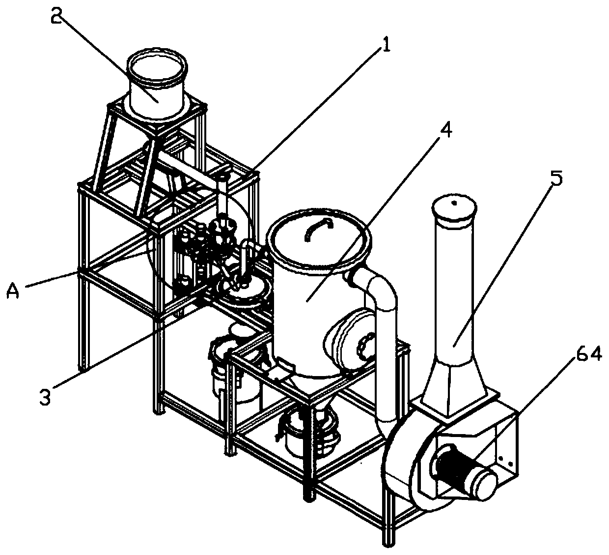 Efficient municipal waste extraction device