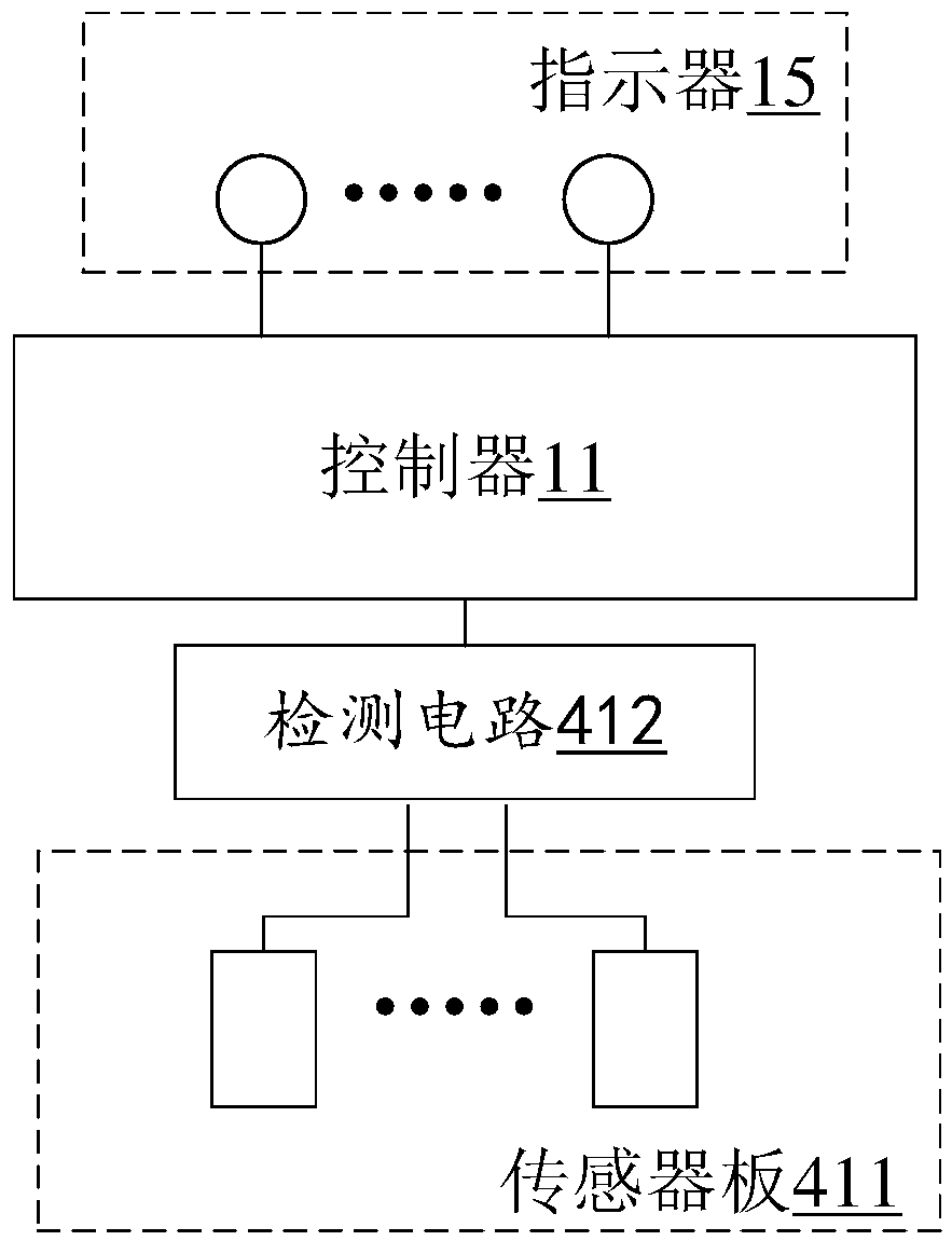 Method and device for locating hidden features