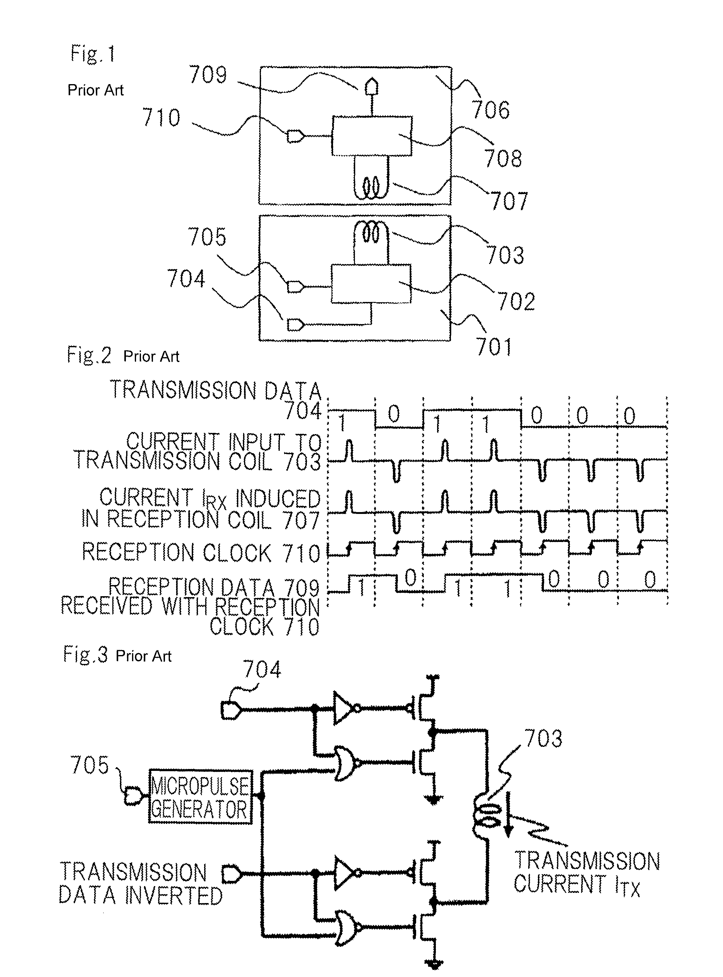 Semiconductor device performing signal transmission by using inductor coupling
