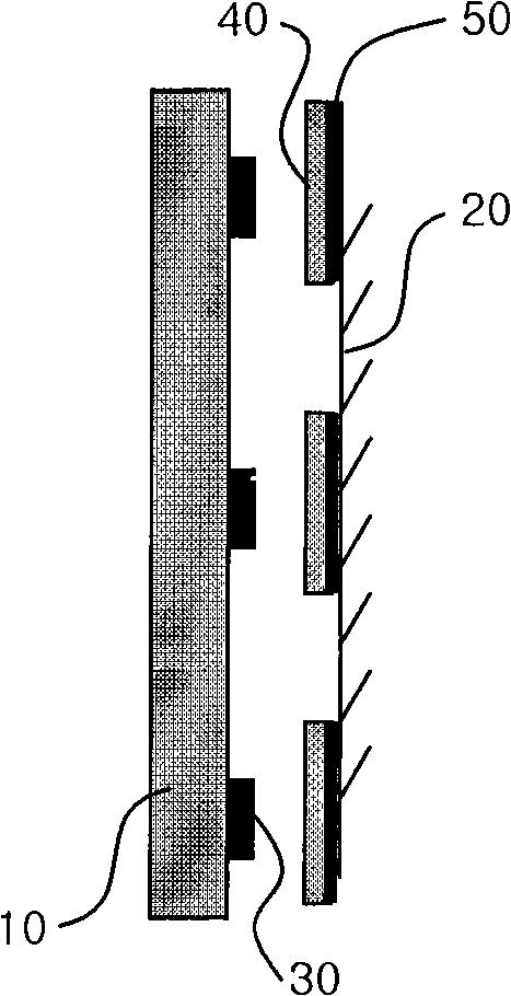 Internal wall panel construction structure capable of mounting and detaching
