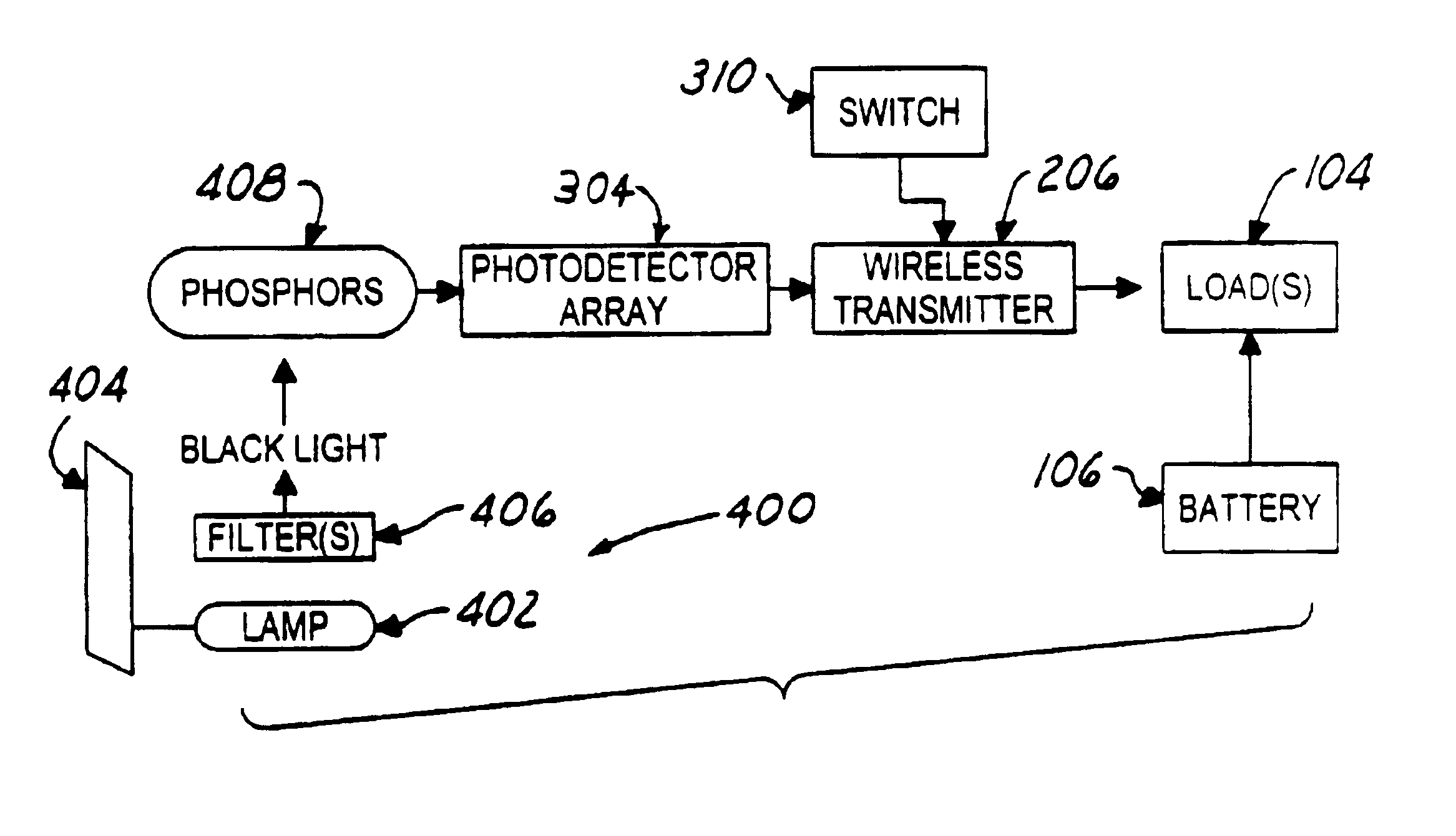 Self-powered wireless switch