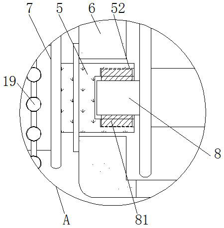 A film and television advertising curtain installation and placement mechanism that is convenient for switching curtains