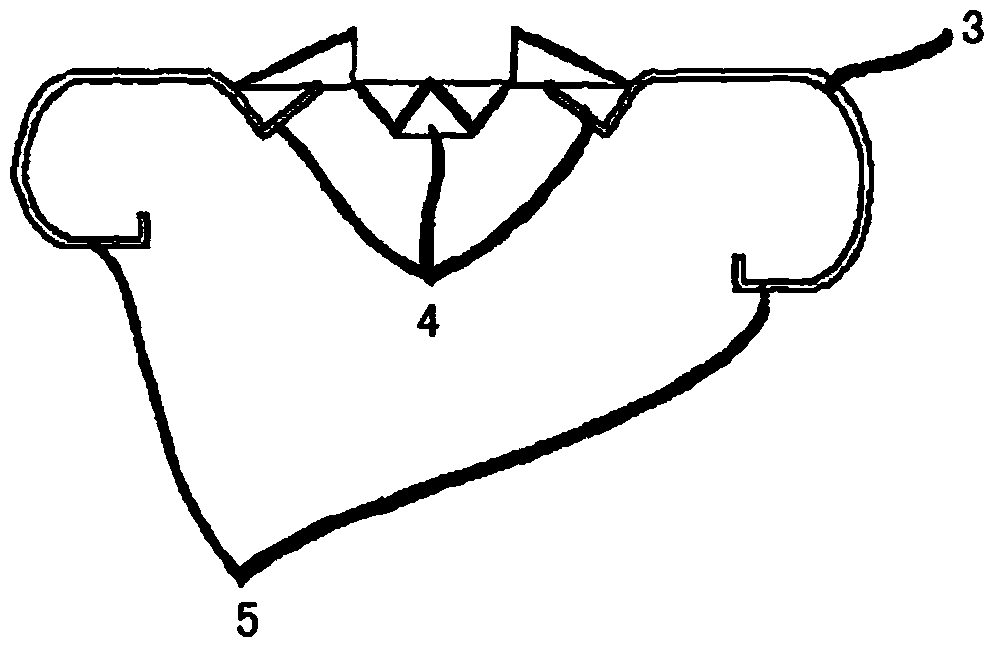 Elastic fastening device