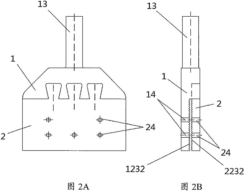 Clamping device for clamping test piece and use method of clamping device