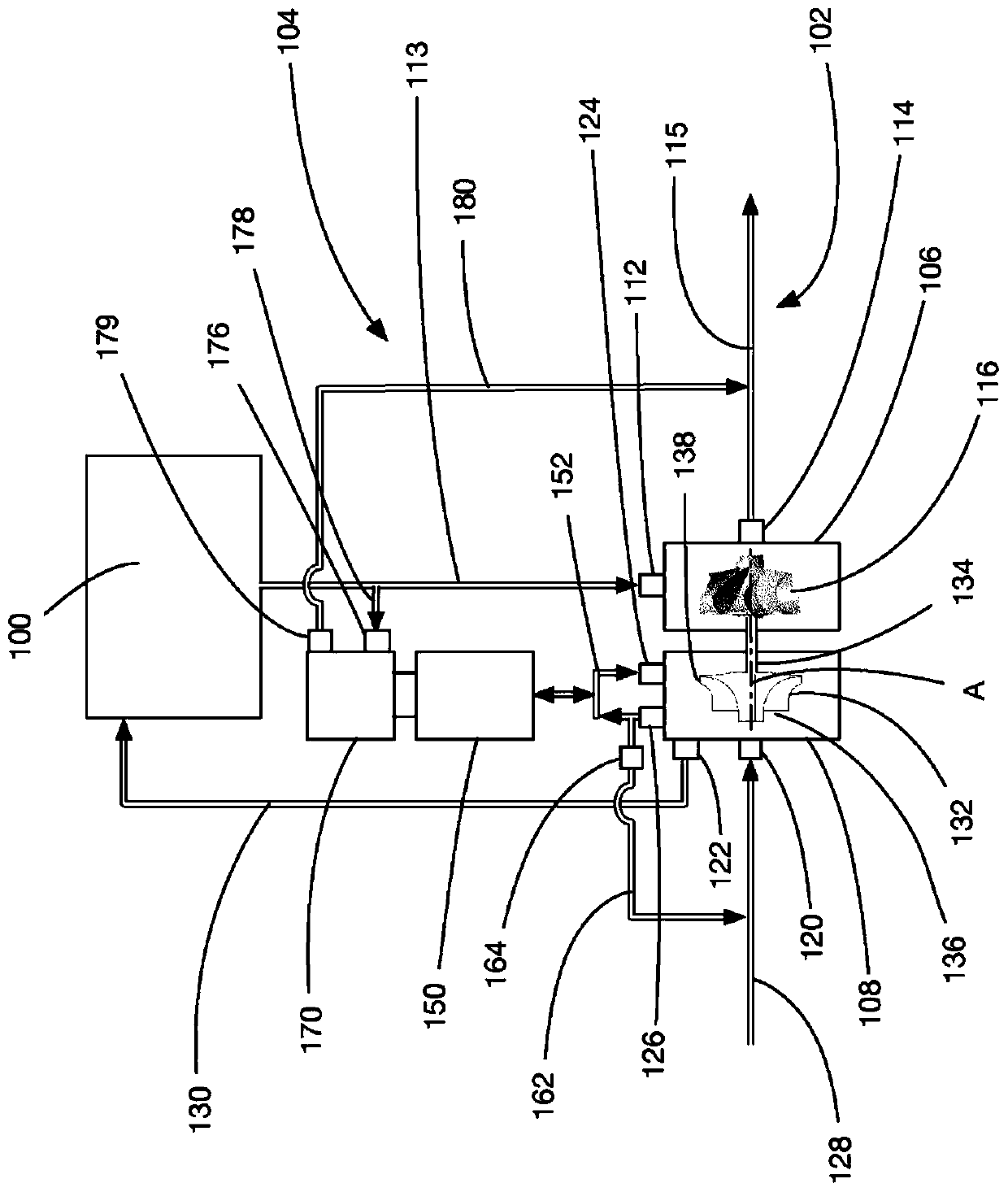 Turbocharger system, compressor system that forms part thereof, and method of controlling air flow to engine