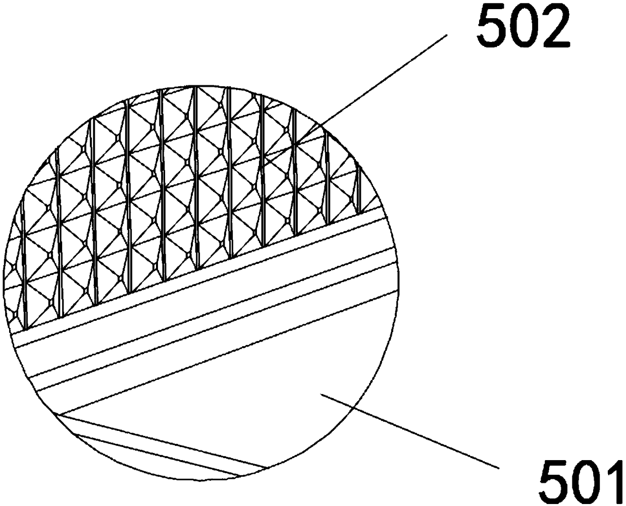 Industrial machinery dust low-noise collector