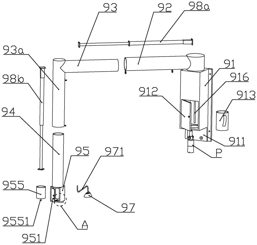 A non-contact multifunctional oxygen inhalation device for patients