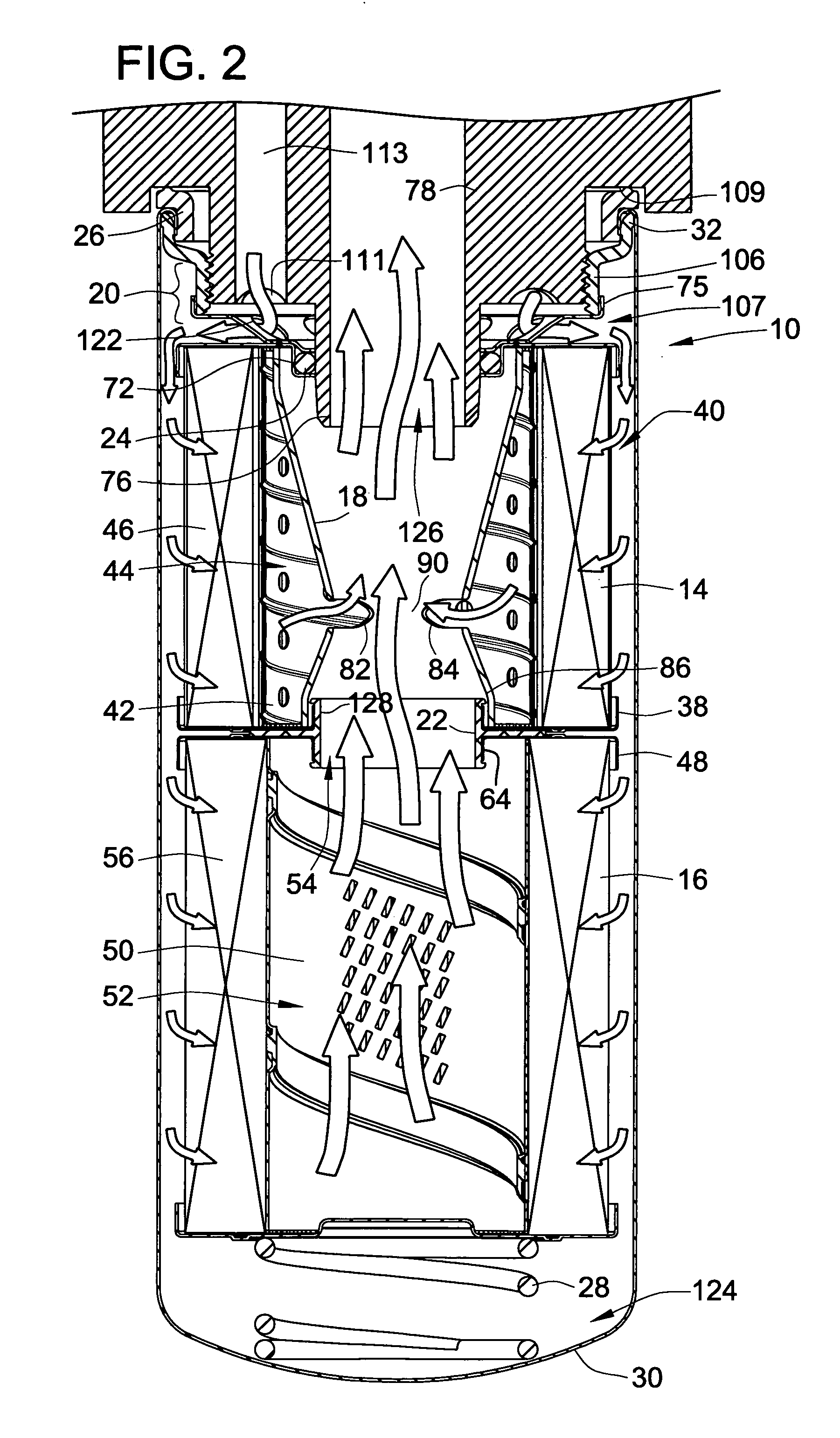 Fluid filtration apparatus and method