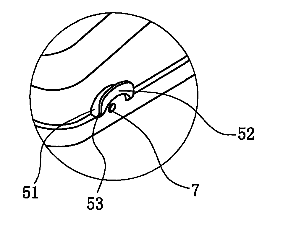 Electric power cord accommodation structure for electric appliance