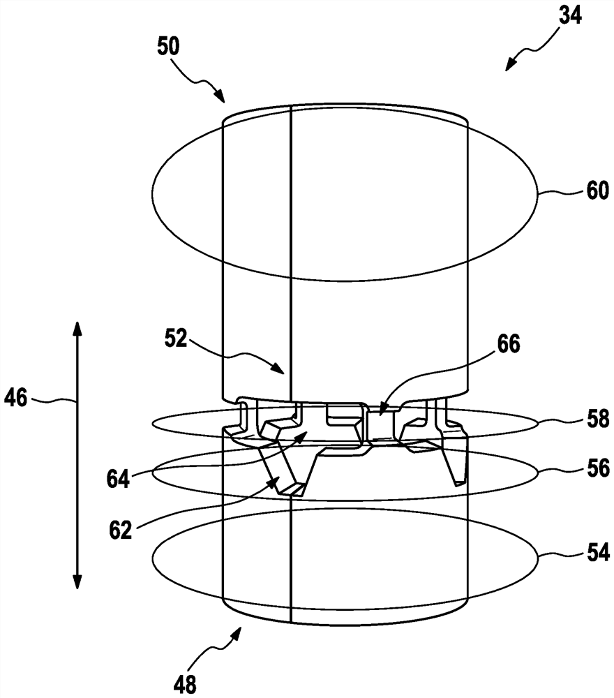 Electromagnetic actuating device