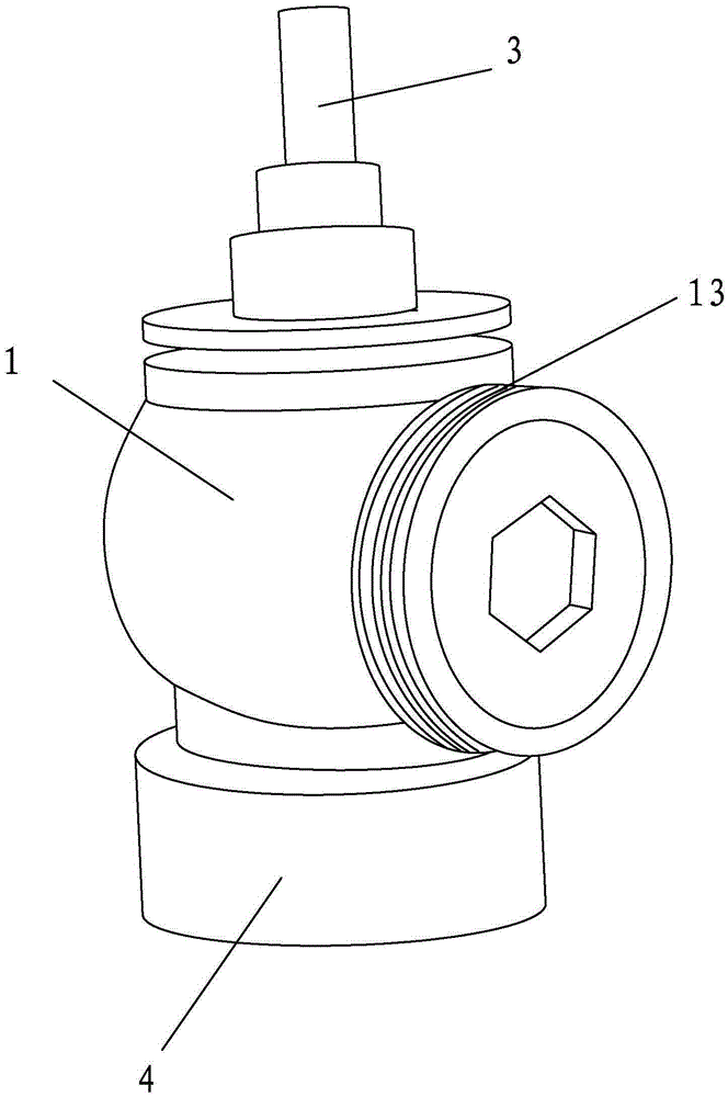 Rotary water supply valve