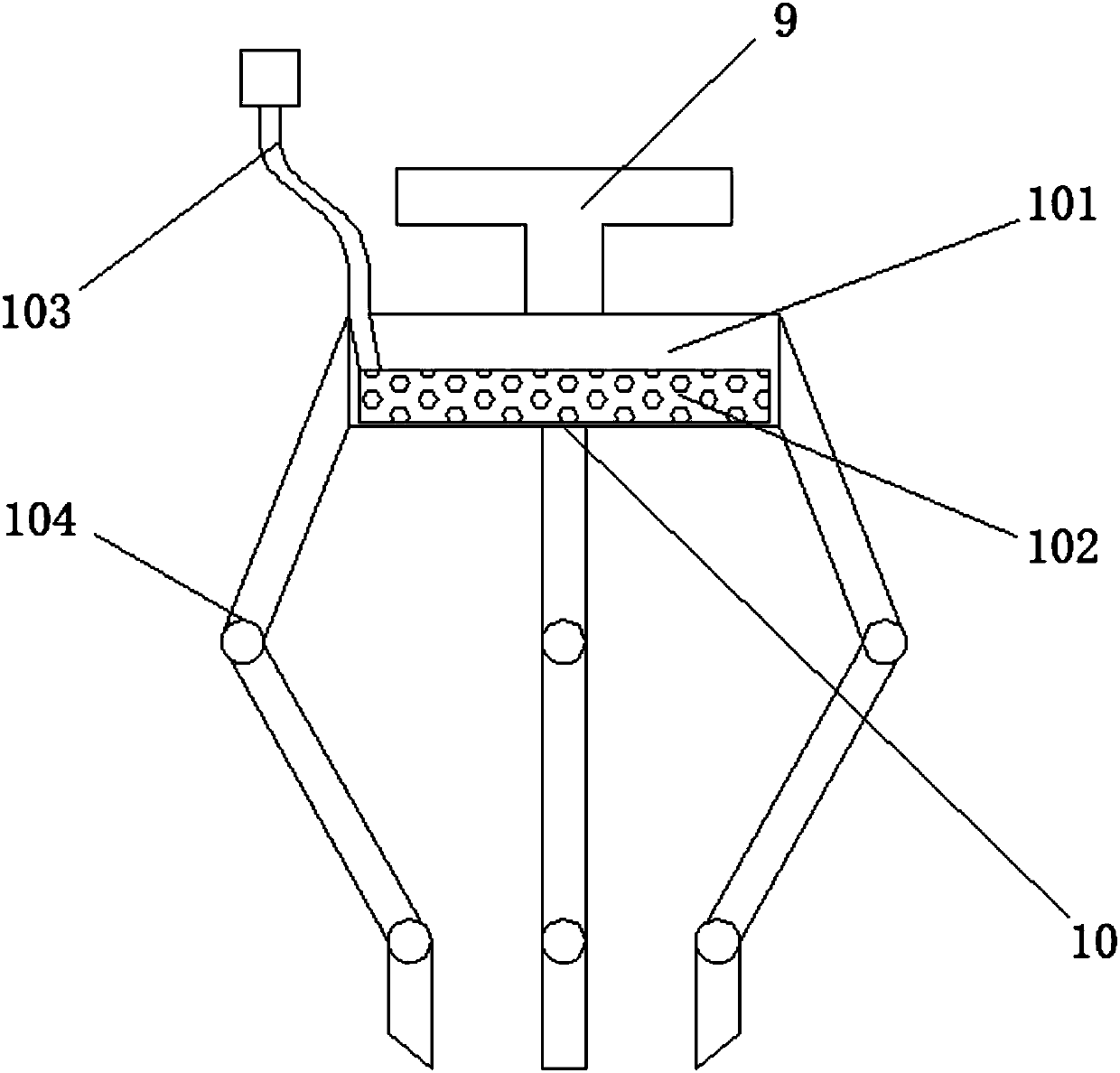 Composite fixture used for industrial robot