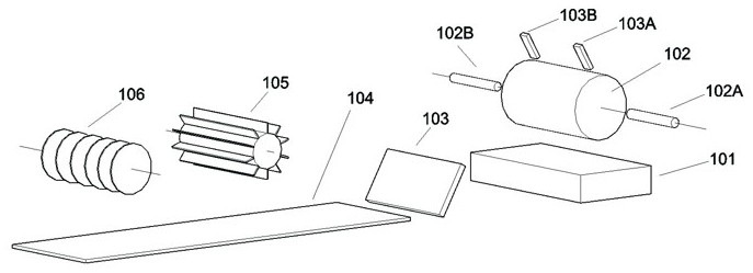 Equipment for continuously preparing polyglycolic acid granules