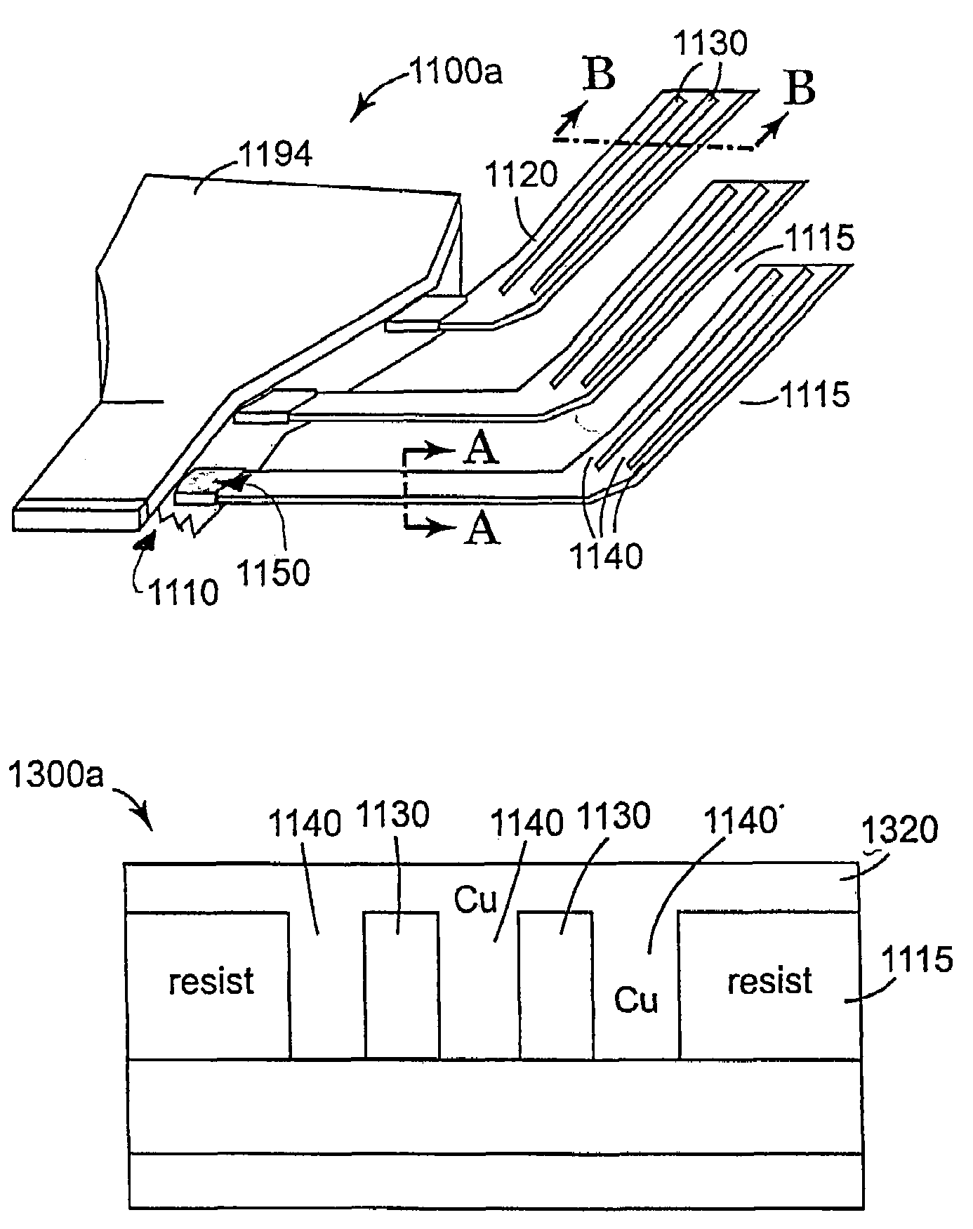 Enhanced coplanar conductance structure for inductive heads