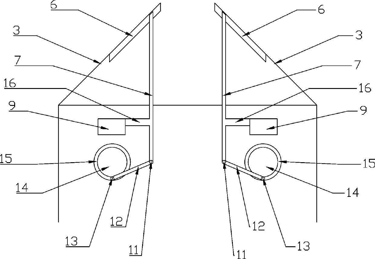 A window structure that rotates flower pots to receive light evenly