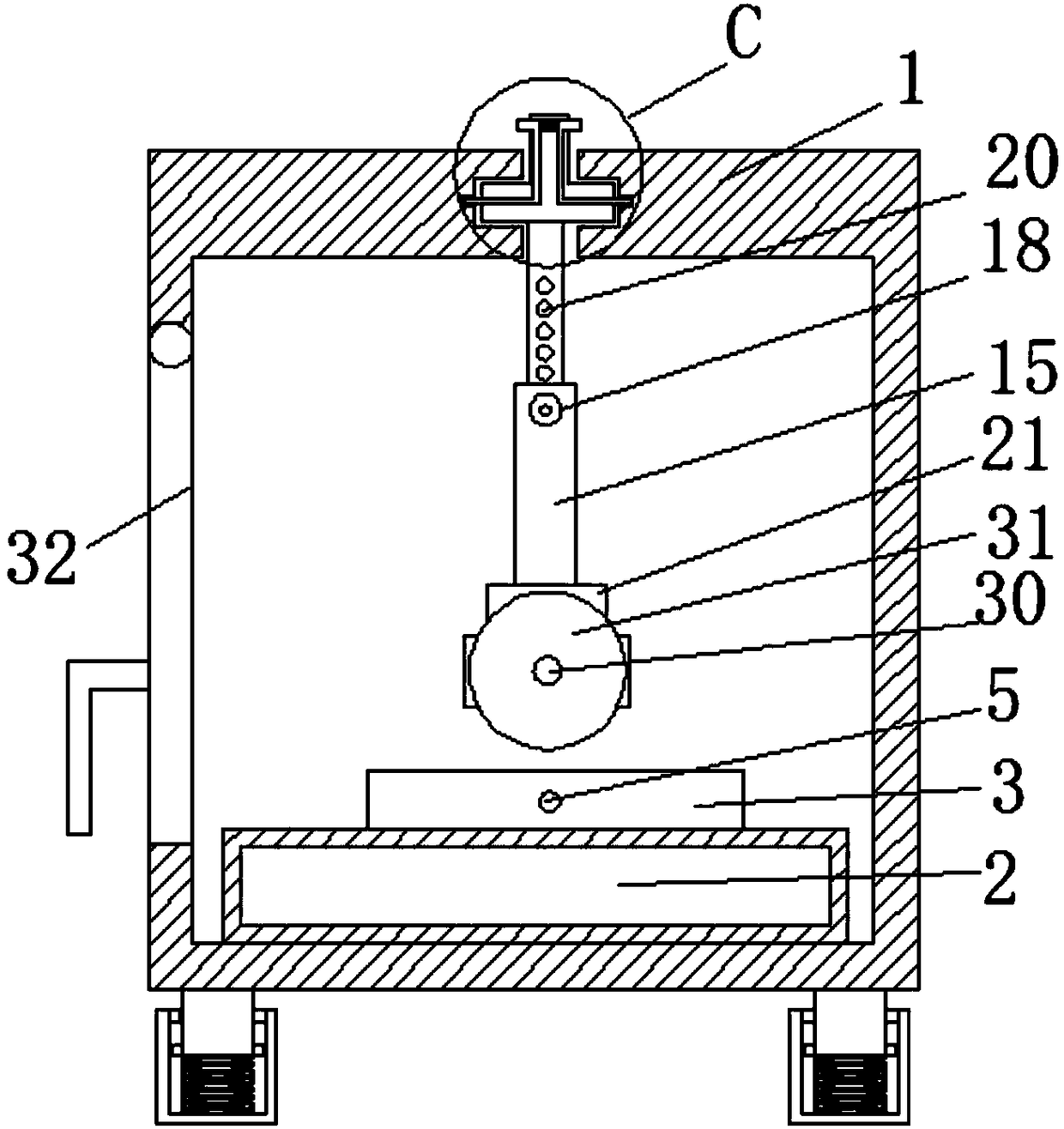 Adjustable high efficiency grinding device